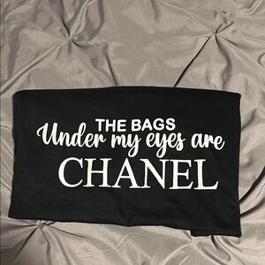 Black Chanel Quote T-Shirt